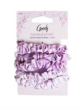NWT Goody x LoveShackFancy Limited Edition Skinny Satin Scrunchie Set 5 Pk